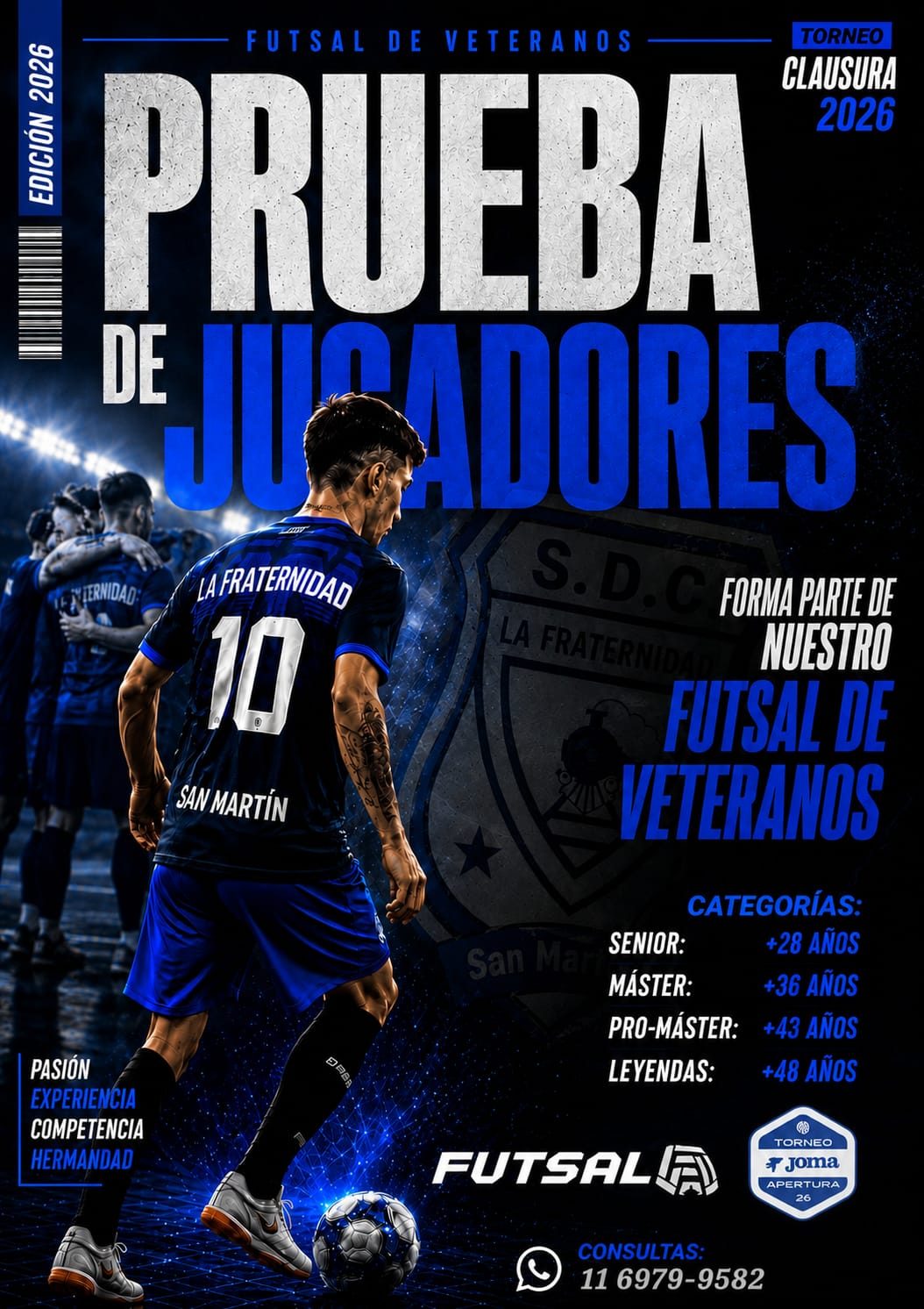 Prueba de jugadores